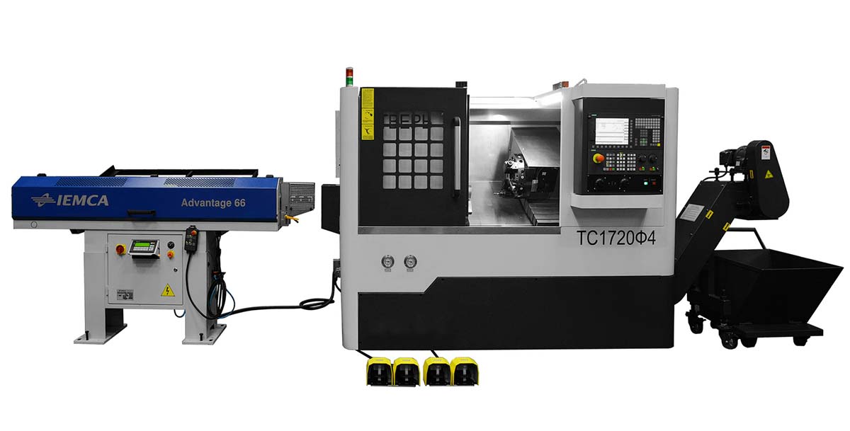 Загальний вигляд токарного верстата з ЧПУ ТС1720ф4 ТС1720ф4 Загальний вигляд токарного верстата з ЧПУ